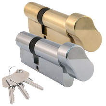 anti snap locks with internal knob